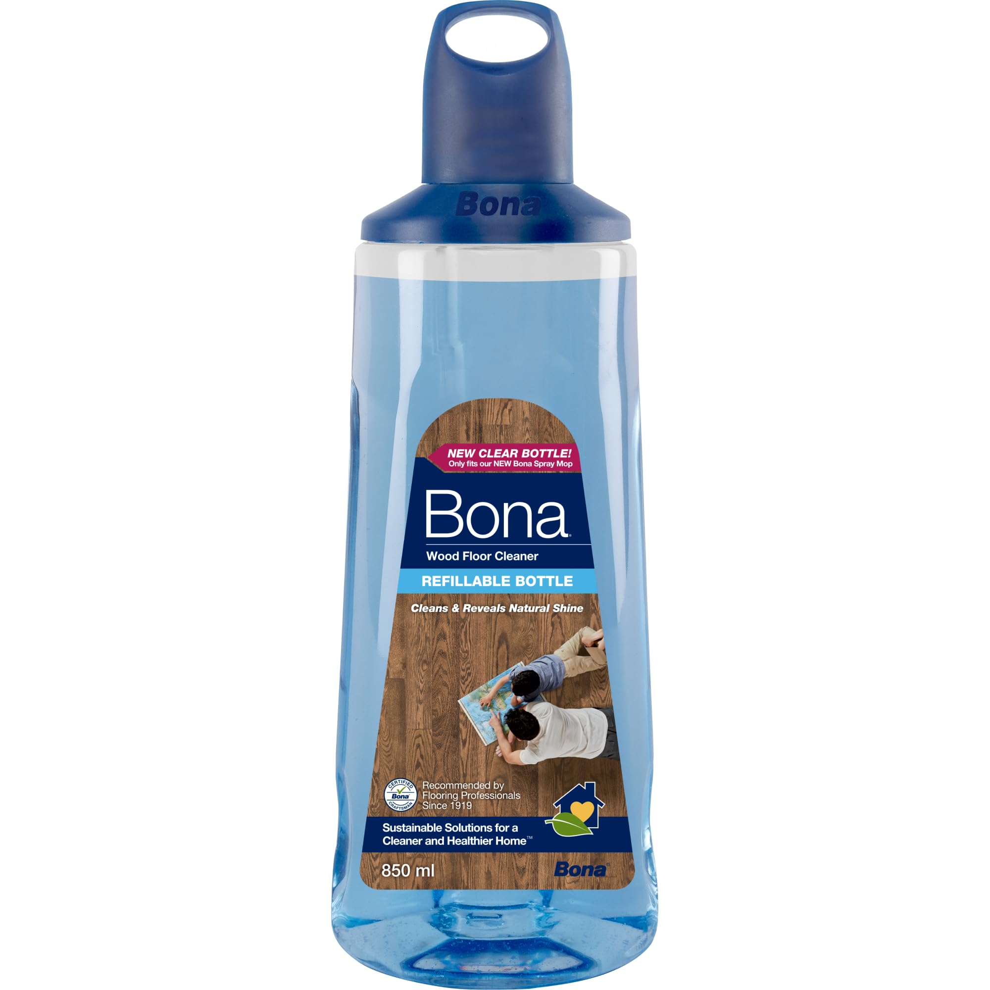 Bona Wood Floor Cleaner Refill Cartridge 850ml For New Spray Mop