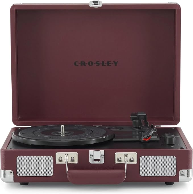 Crosley Cruiser Bluetooth Portable Turntable - Burgundy