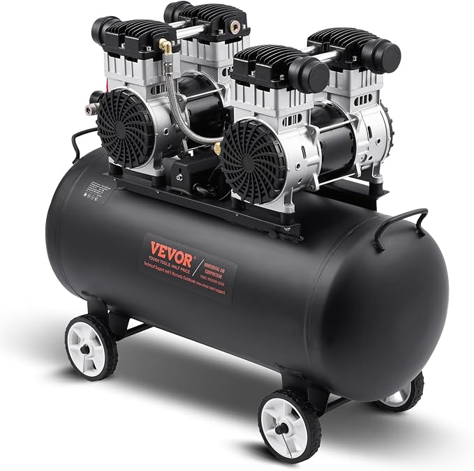 VEVOR Air Compressor Compact Portable Oil Compressor 75L 90 PSI
