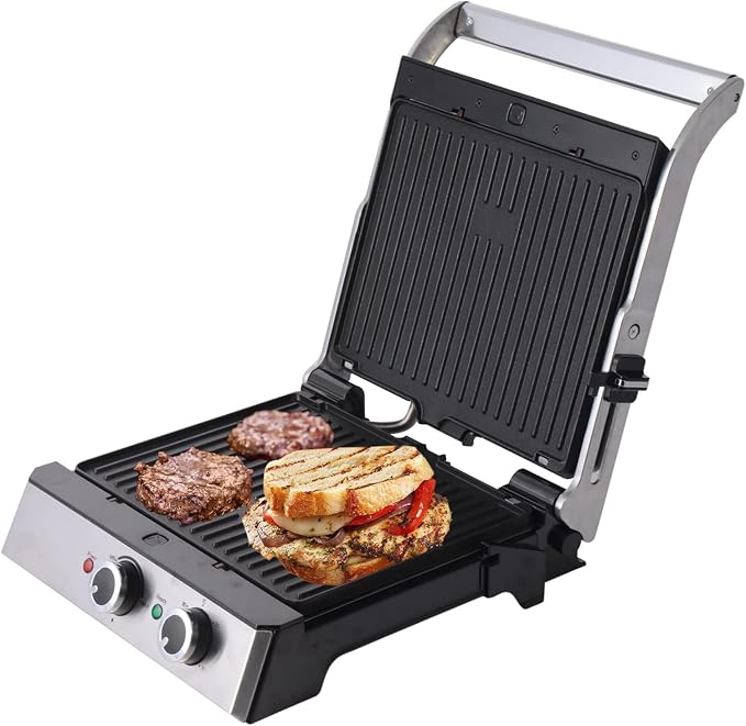 TODO 2000W Stainless Steel Sandwich Press Contact Health Grill Plate