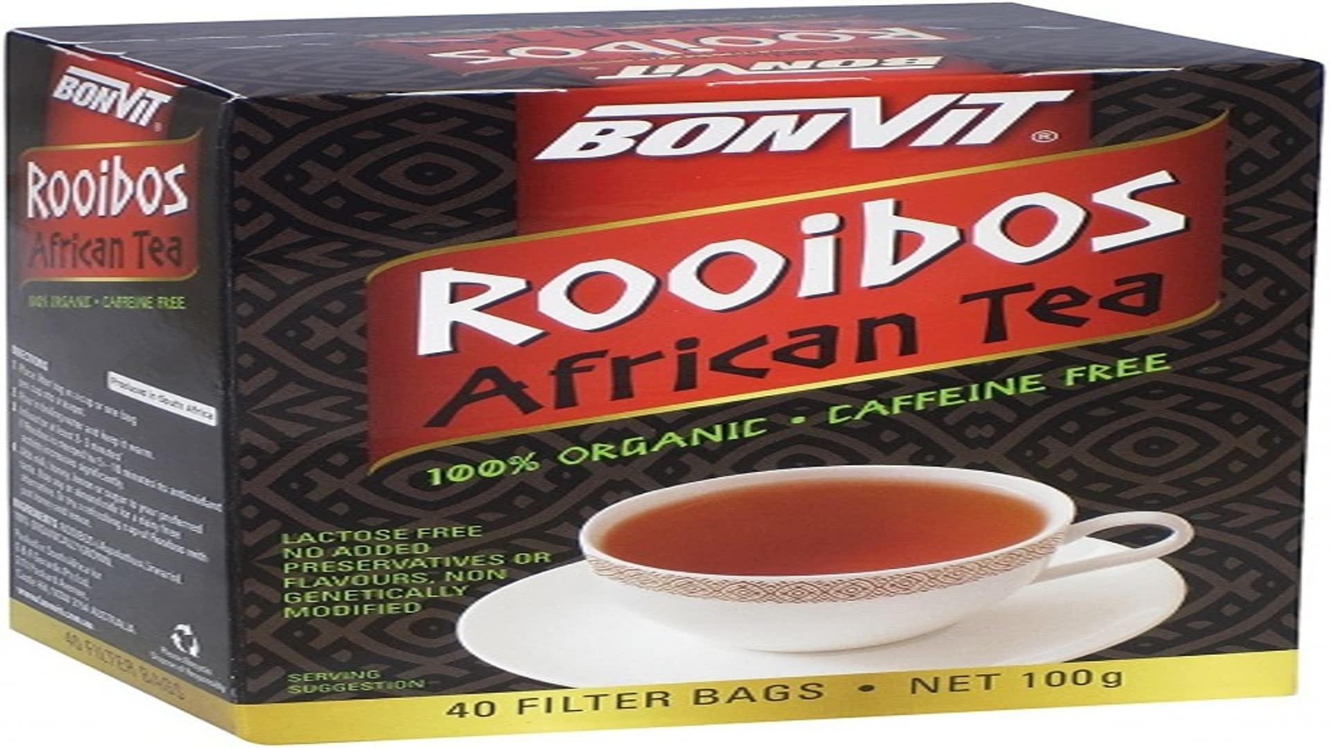 Bonvit - Organic Rooibos African Tea x 40 Filter Bags