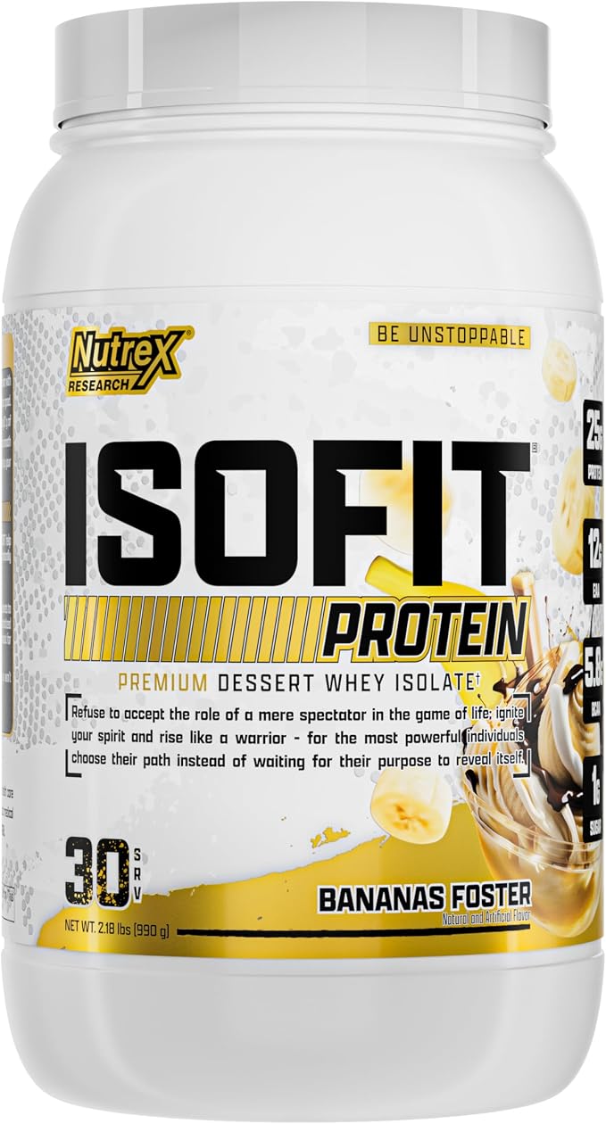 Nutrex Research, IsoFit, Banana Foster (990g)