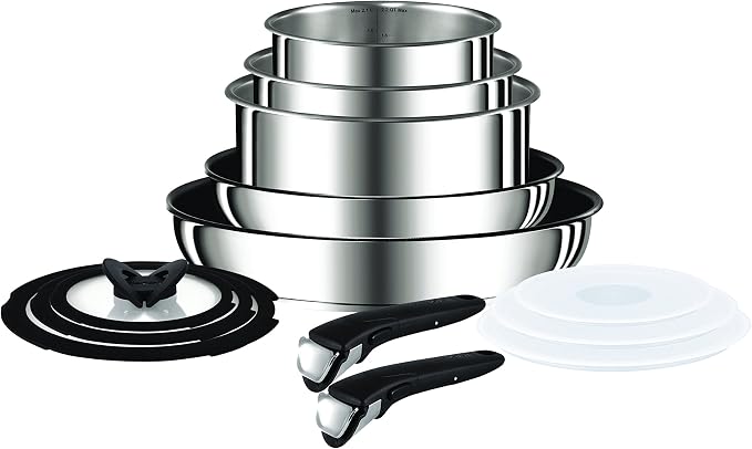 Tefal Ingenio Stainless Steel 13 Piece Set