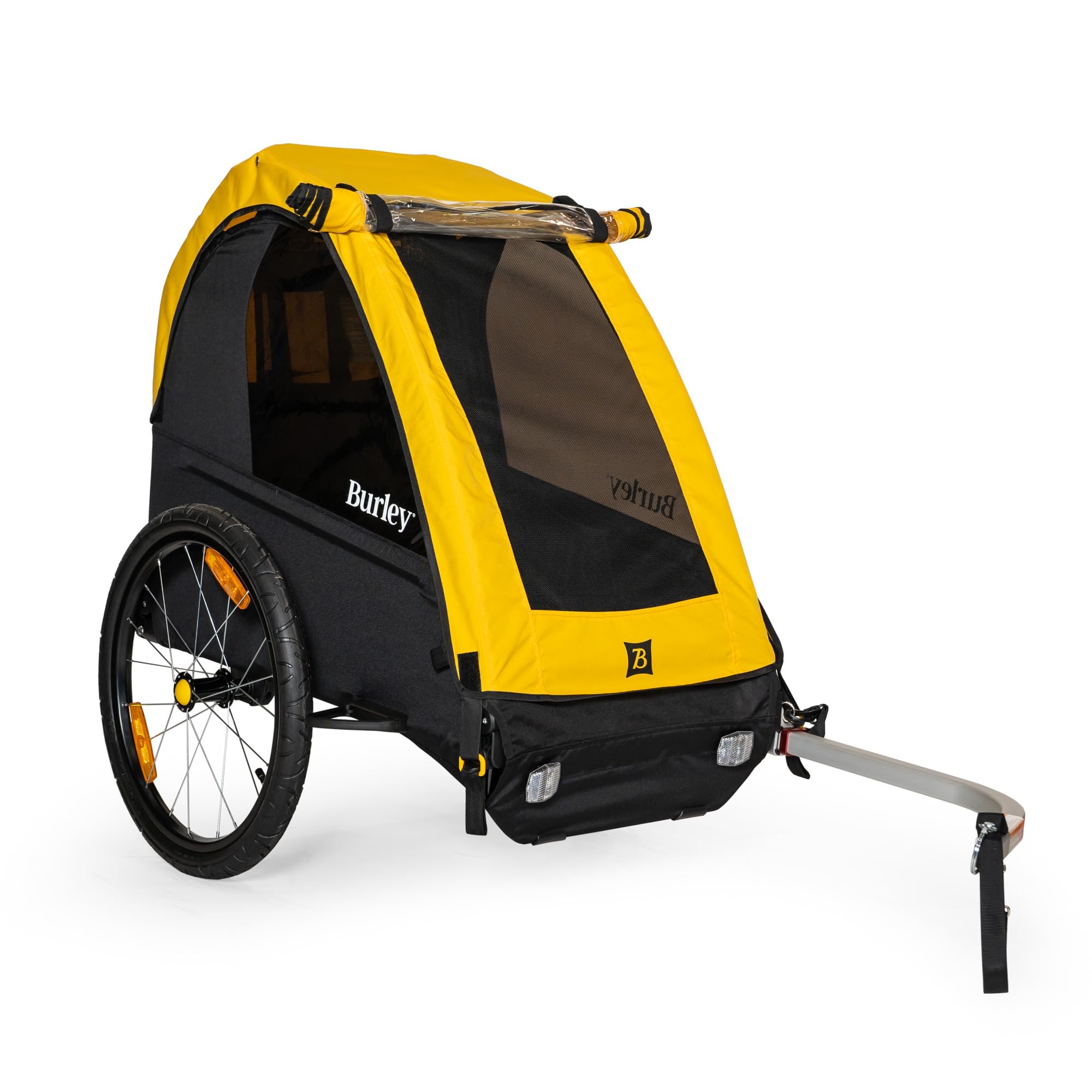 Burley Bee Single Child Bike Trailer - Yellow