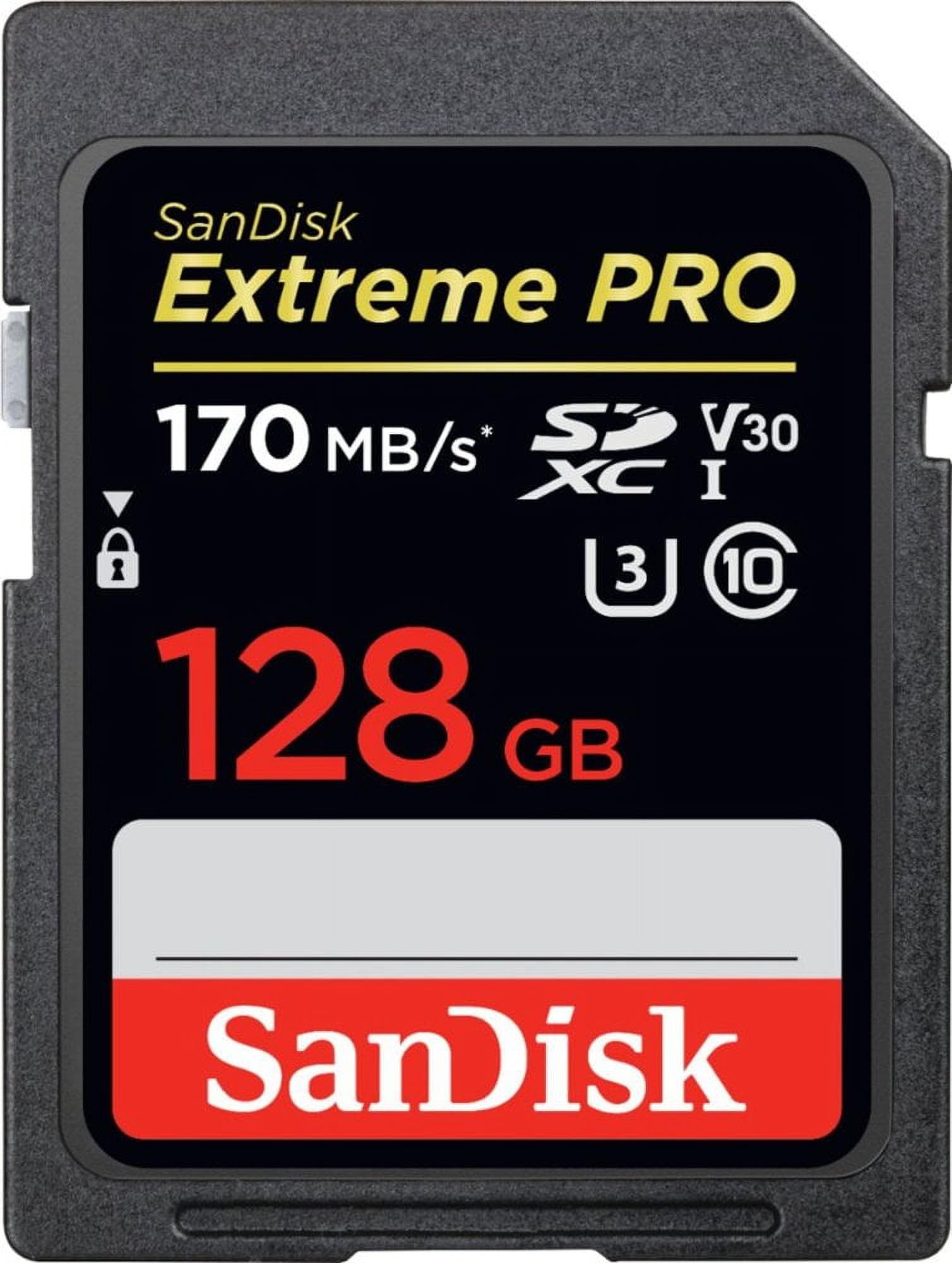 SanDisk 128GB Extreme Pro UHS-I SDXC Memory Card