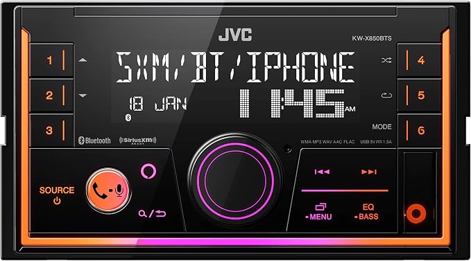 JVC KW-X850BT Media Receiver w/ BT & USB