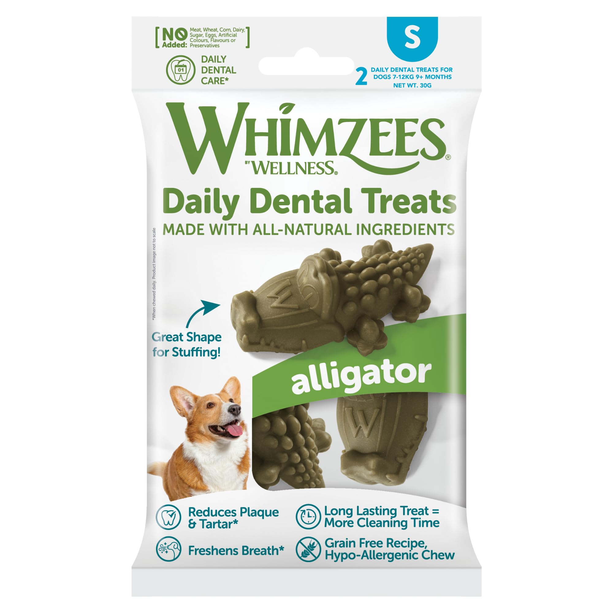 Whimzees Daily Dental Dog Treats Small 2 Pack