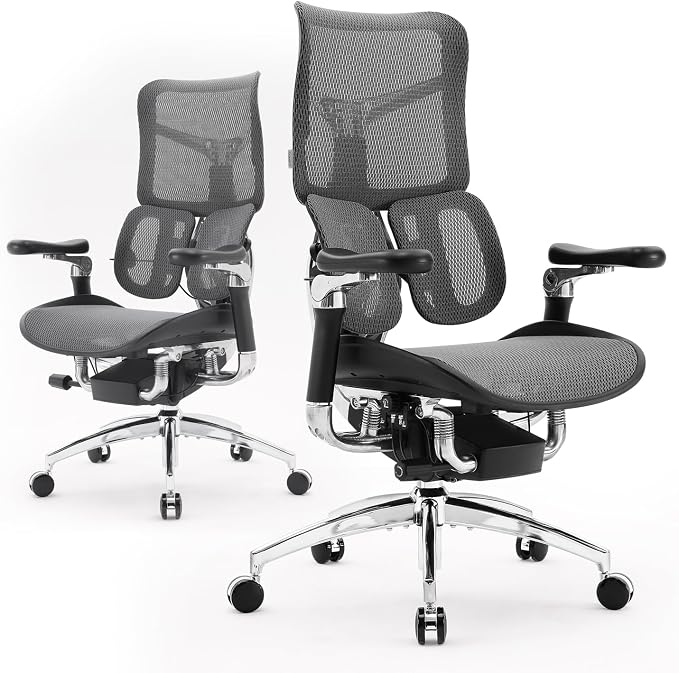 Sihoo Doro S300 Executive Ergonomic Office Chair with Footrest Black