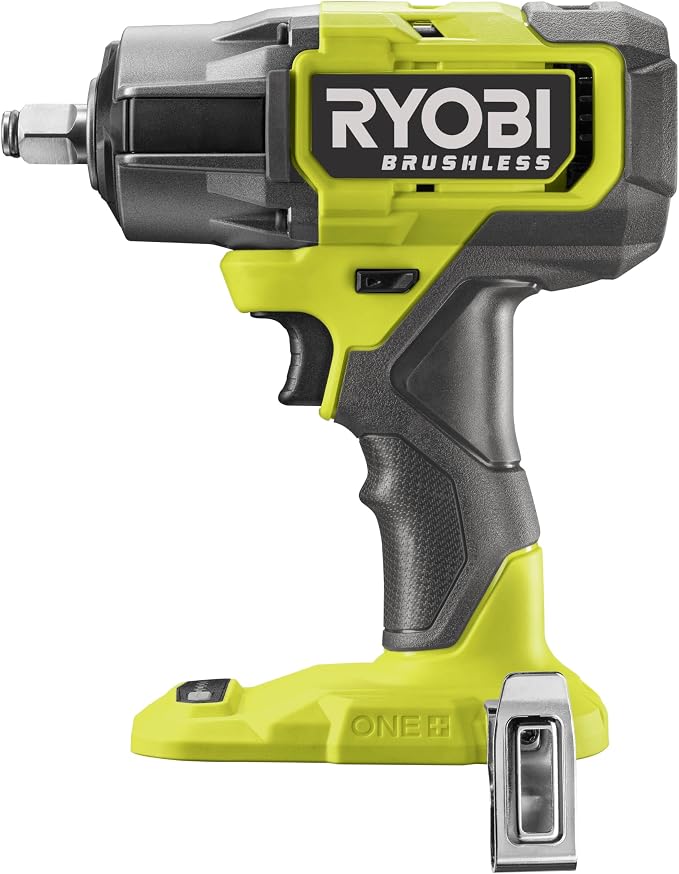 RYOBI RIW18BL-0 18V ONE+ Cordless Brushless Impact Wrench (Bare Tool)