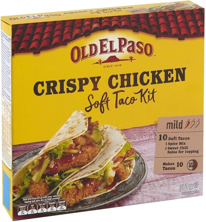 Old El Paso Crispy Chicken Soft Taco Kit Mild