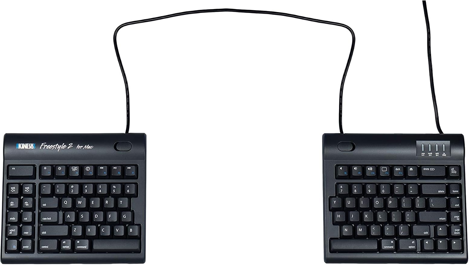 Kinesis Corporation KB800HMB-US-20 The Extended Version Of The Kinesis Freestyle2 For Mac Keyboard Offers Up To 20 | Computers & Accessories