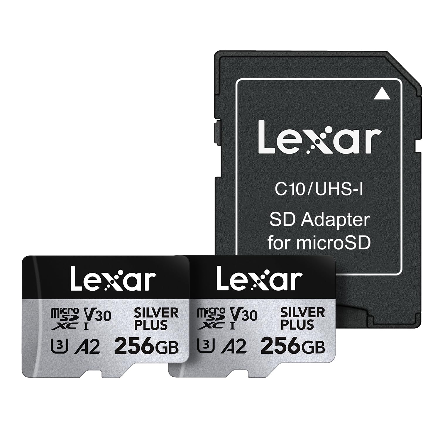 Lexar Professional 256GB Silver Plus microSDXC UHS-I Card