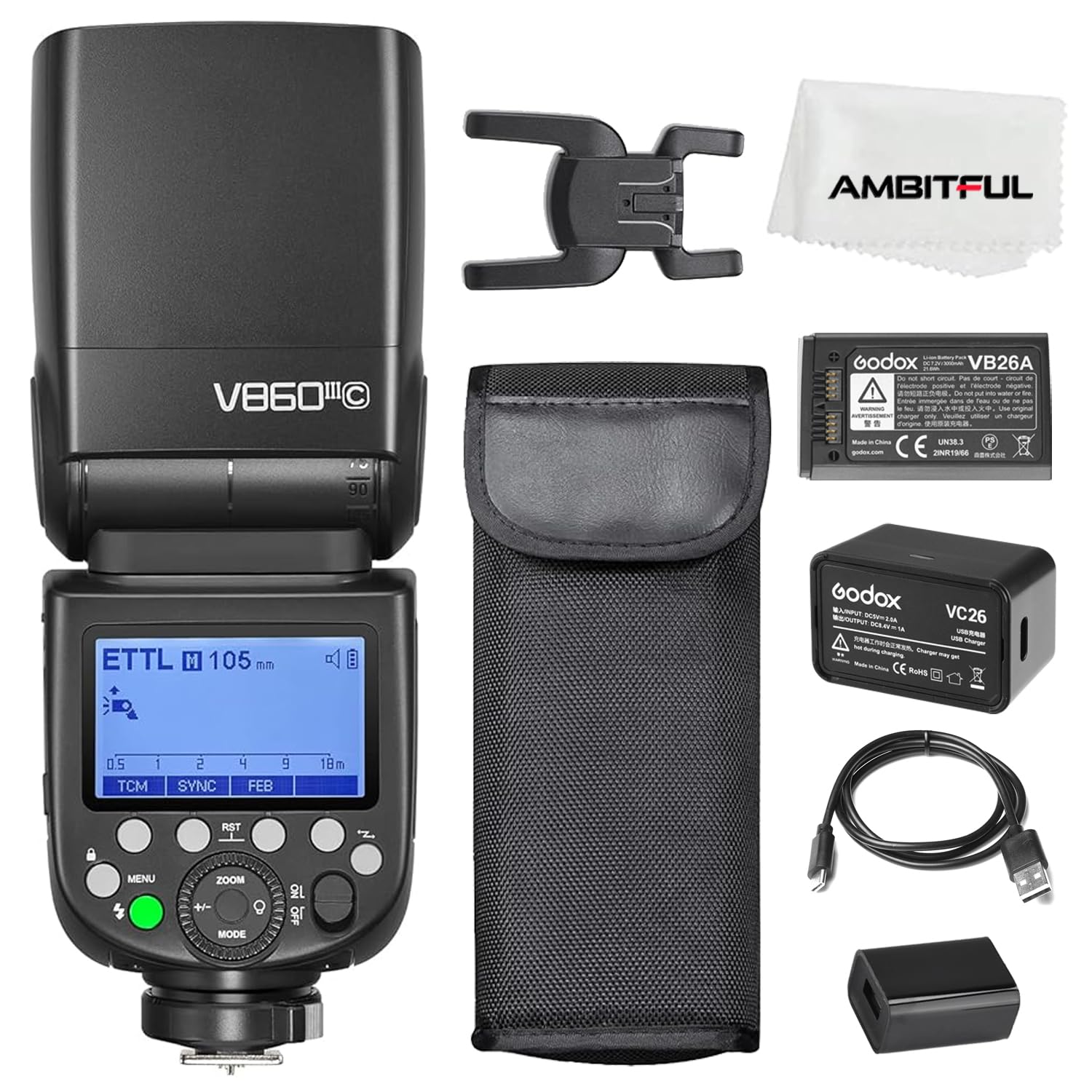 Godox V860IIIF i-TTL Li-ion Flash For Fuji