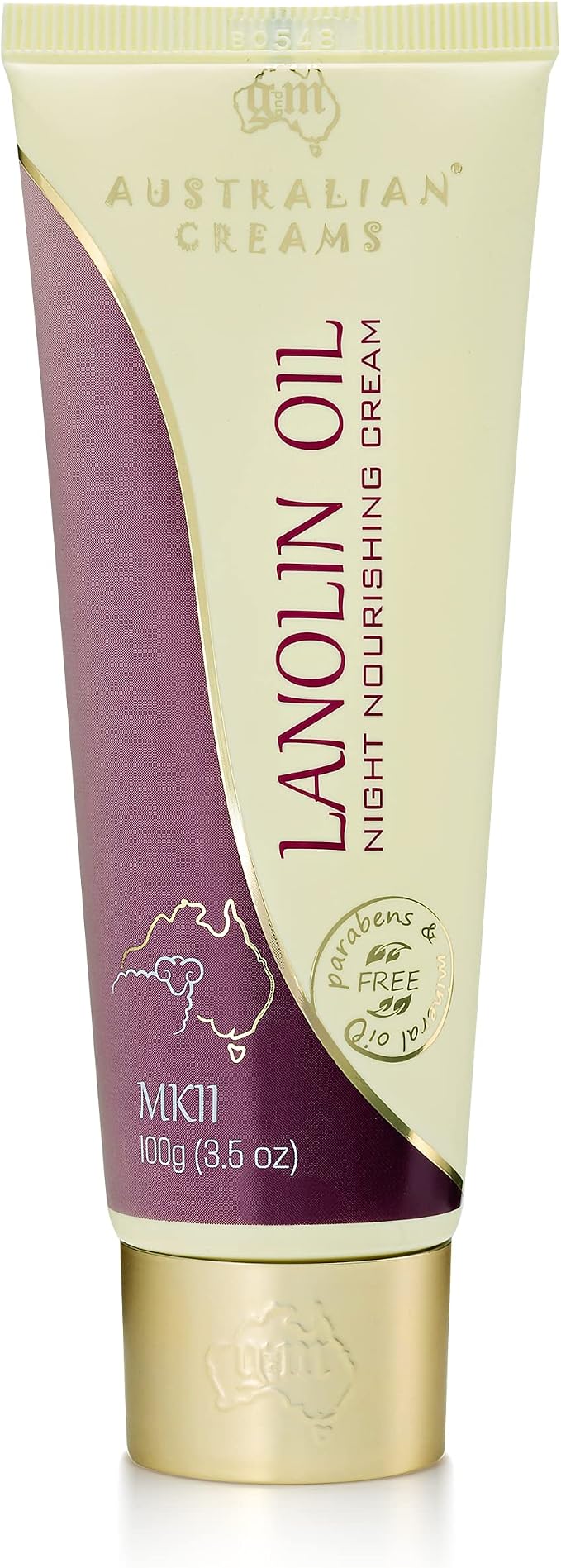 Australian Creams MKII Lanolin Oil Nourishing Night Cream, 100g