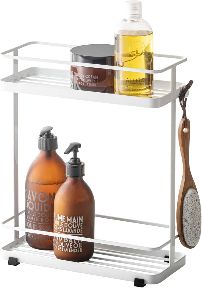 Yamazaki Tower - Bath Rack - White