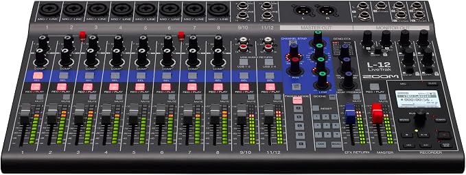 Zoom LiveTrak L-12 Digital Mixer & Recorder
