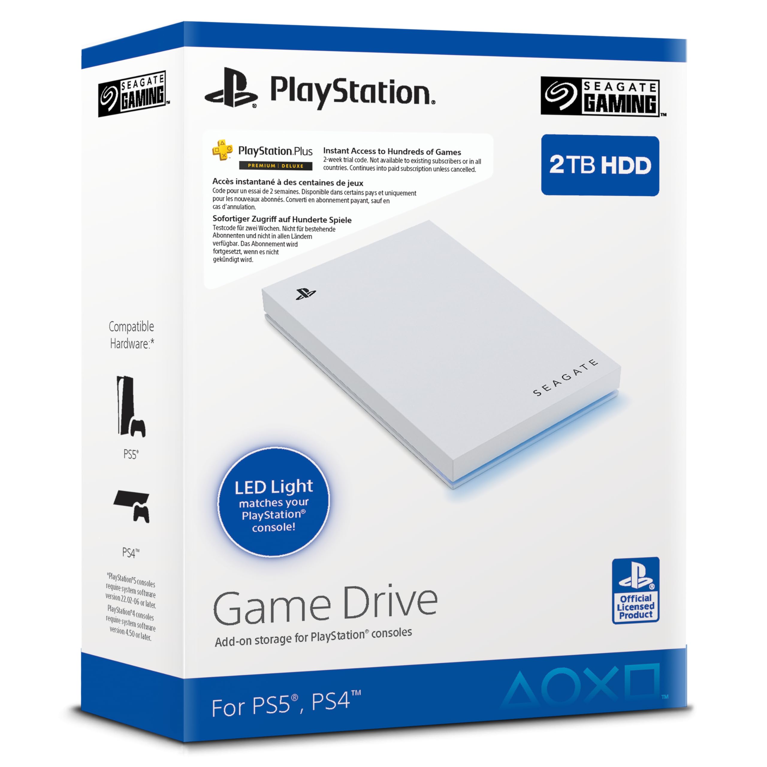 Seagate Game Drive for PlayStation Consoles 2 TB Hardware/Electronic