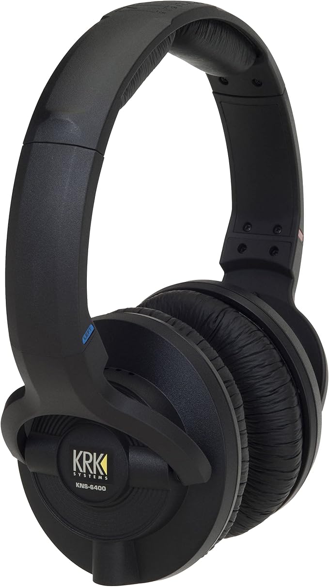 KRK KNS 6400 On-Ear Closed Back Circumaural Studio Monitor Headphones