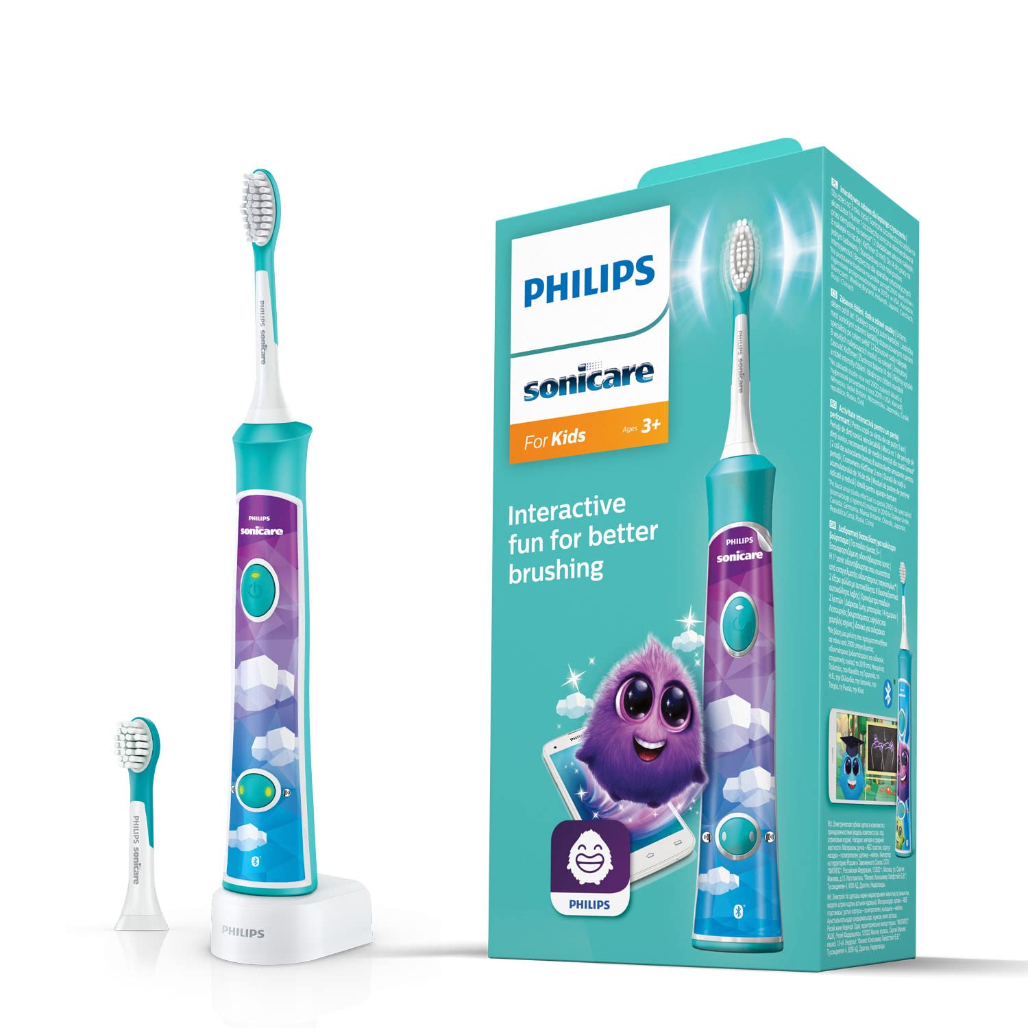 Philips Sonicare For Kids Built-In Bluetooth Sonic Electric Toothbrush