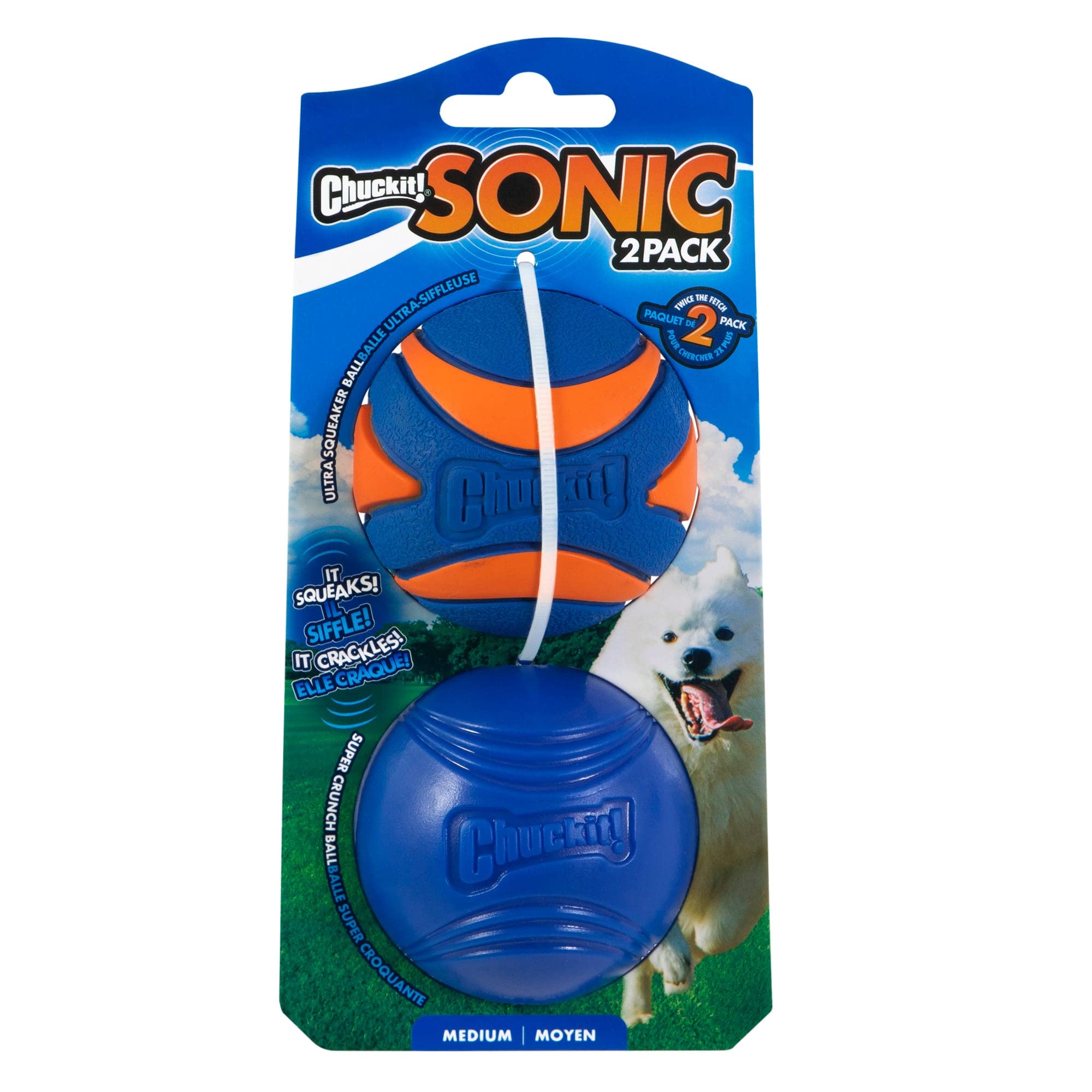 Chuckit Sonic Ball Medium Dog Toy