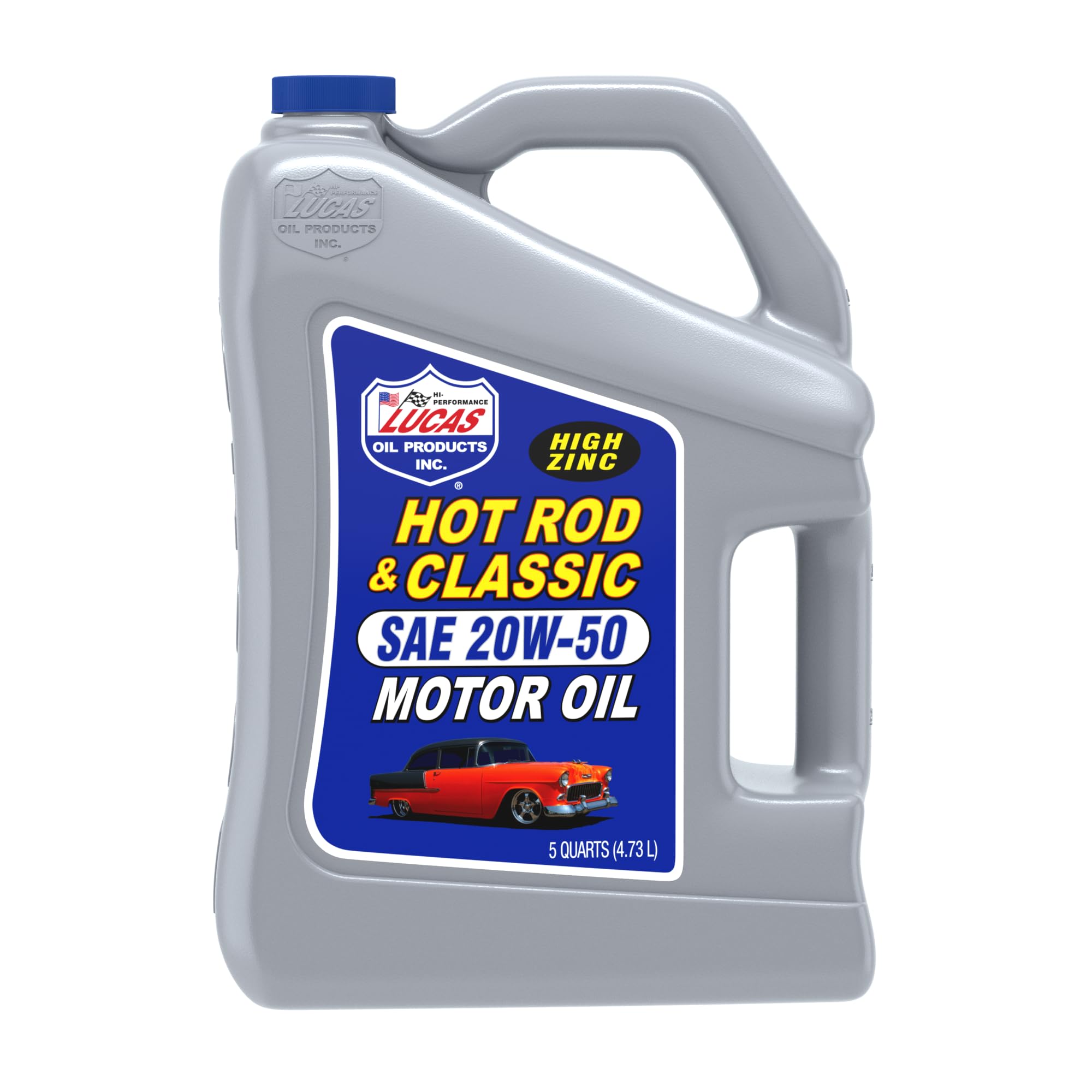 Lucas Oil Motor Oil Hot Rod Classic Car High Level Zinc 20W50 4.73L (10684)