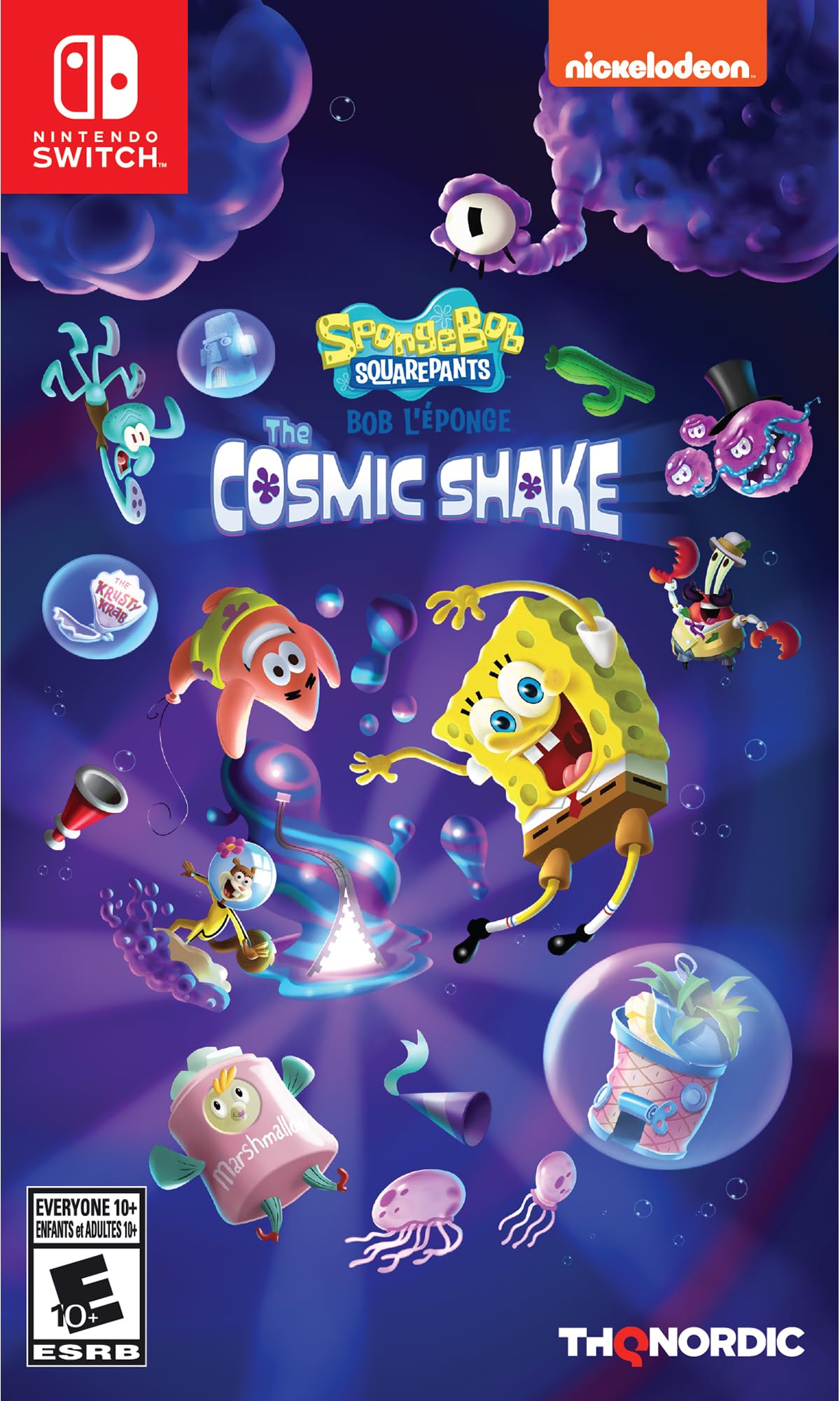 SpongeBob SquarePants Cosmic Shake Nintendo Switch Game
