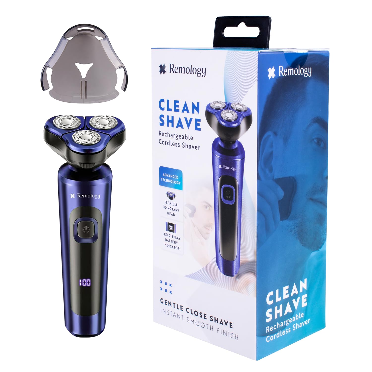 Remology Clean Shave Rechargeable Cordless Shaver