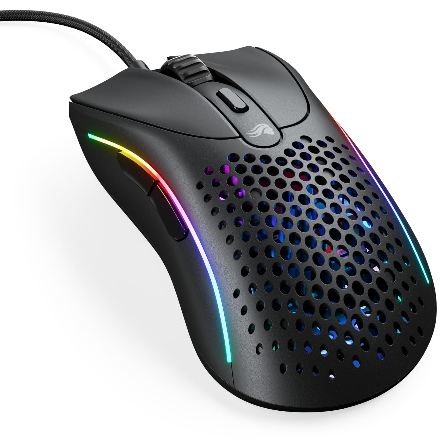 Glorious Model D 2 RGB Gaming Mouse, Matte Black