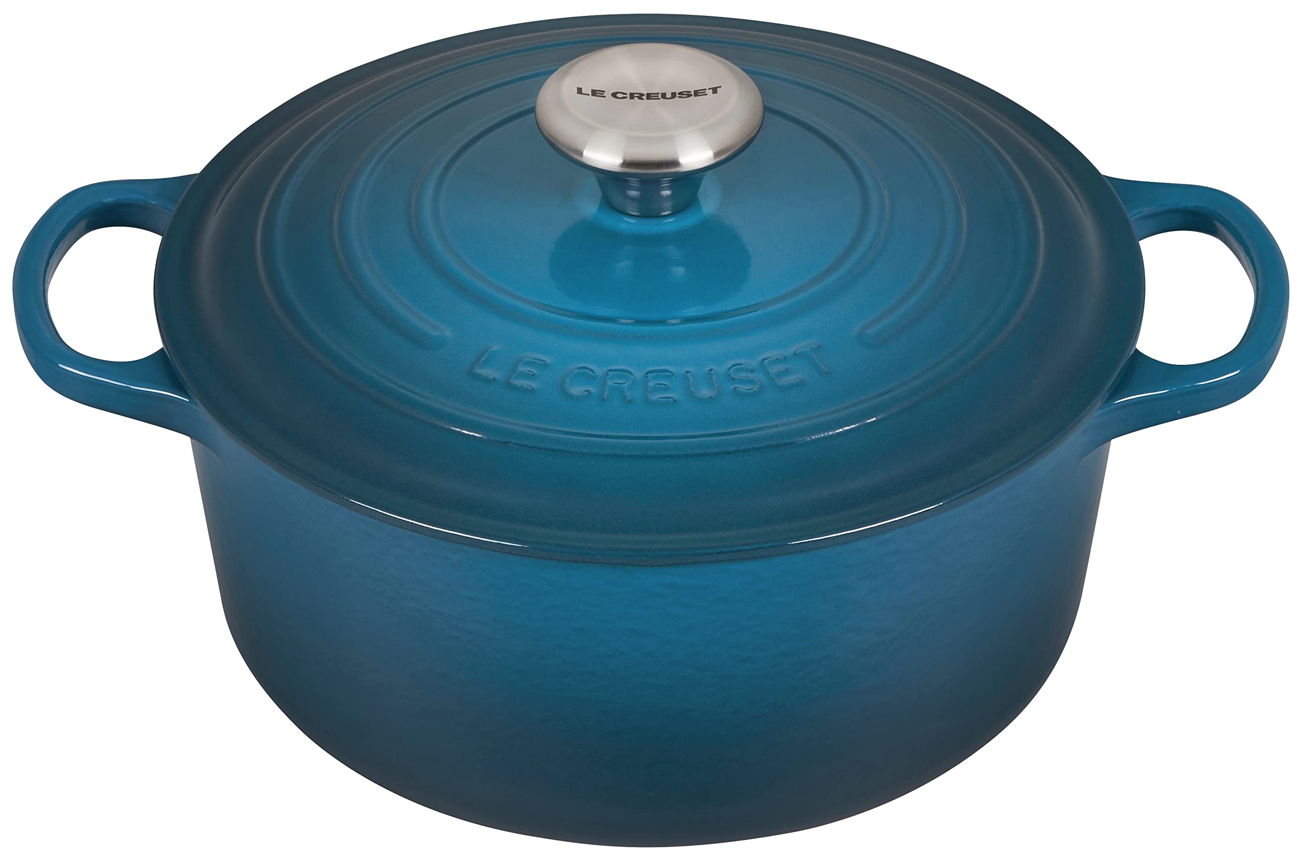 Le Creuset Round Casserole Cast Iron 20 cm Deep Teal