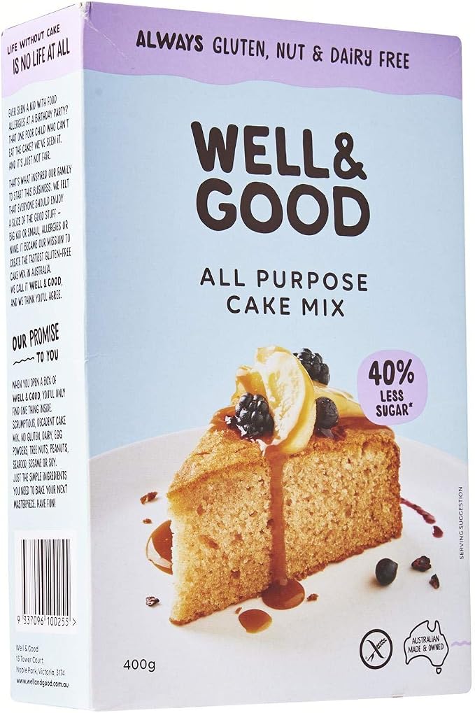 Well & Good All Purpose Cake Mix (400g)