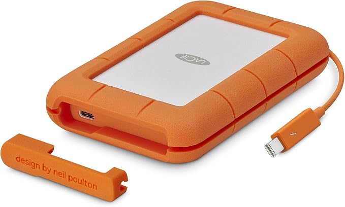 LaCie 2TB Rugged Thunderbolt & USB-C Portable Drive