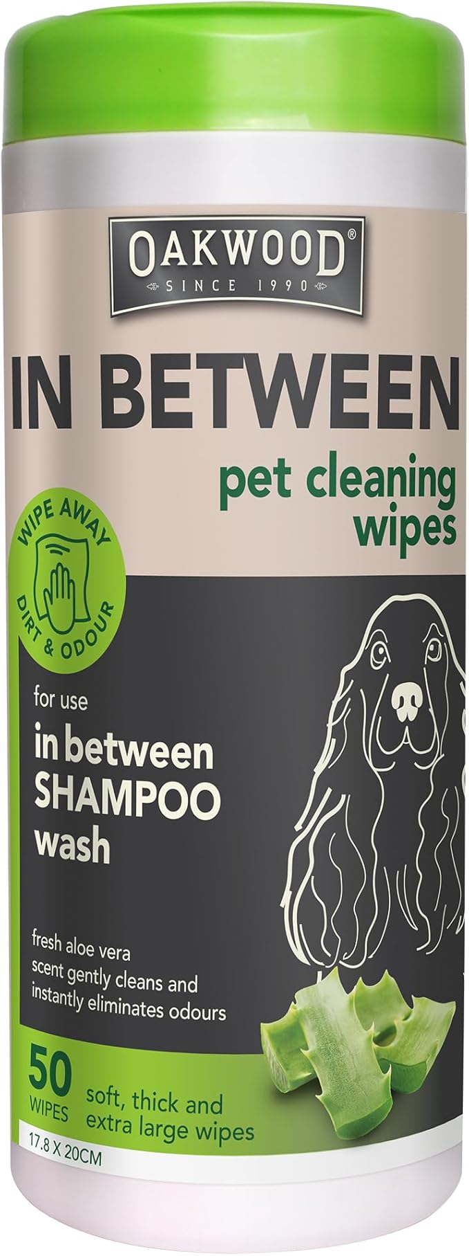 Oakwood Pet Cleaning Wipes 50 Pack