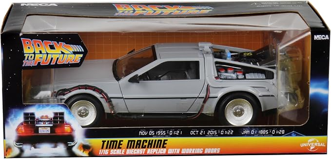 Back to The Future Time Machine 6 Inch NECA Die Cast Vehicle