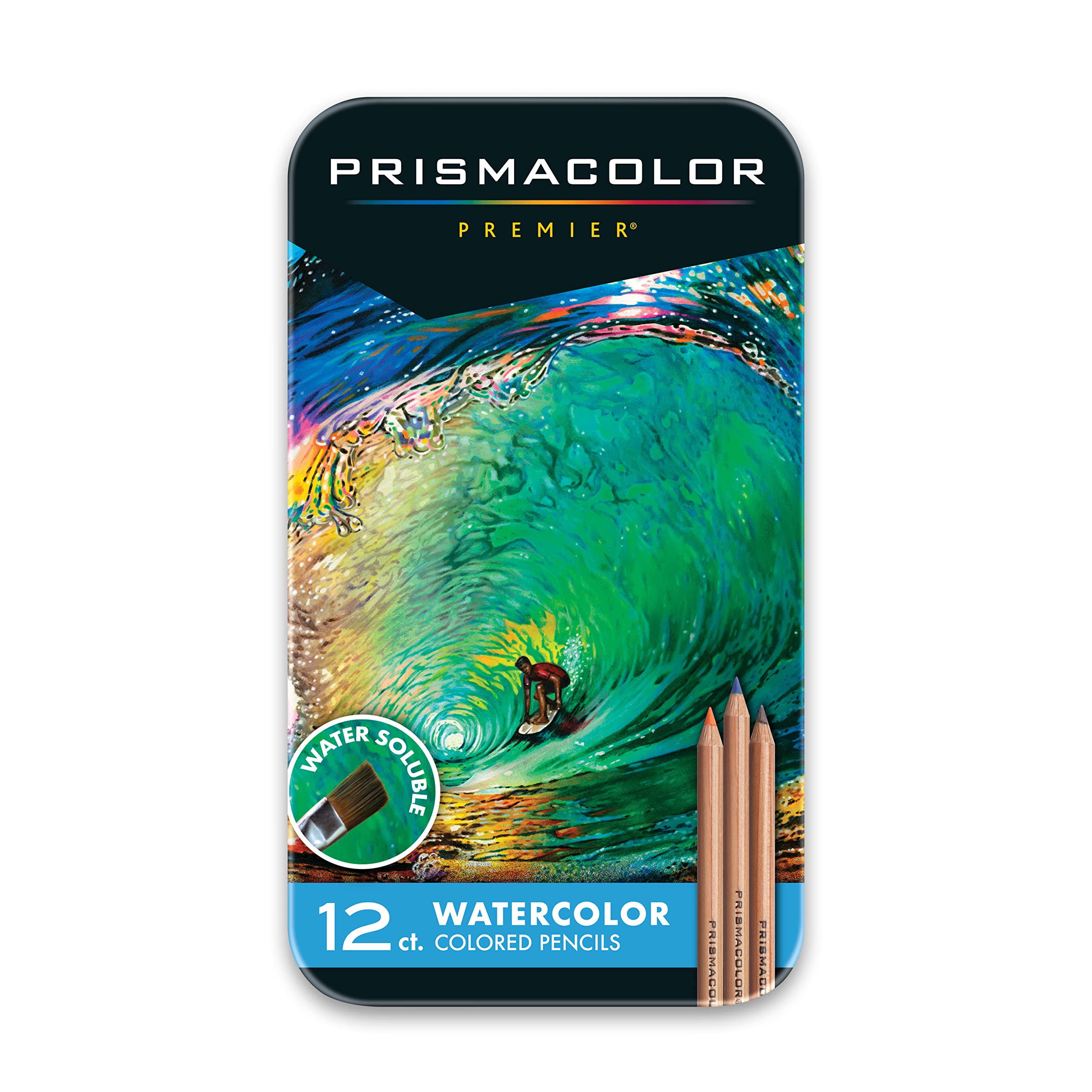 Prismacolor Watercolour Pencils - 12 Set