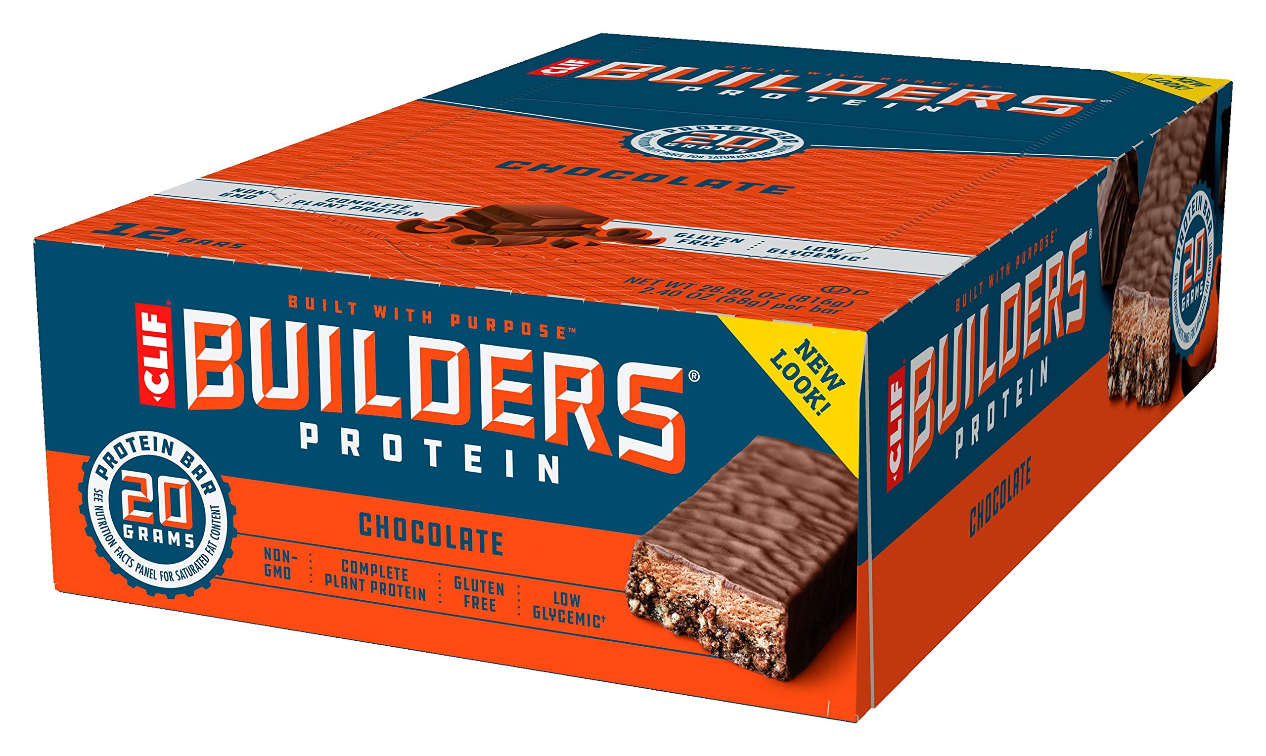 Clif Builders Bar Chocolate 12x68g