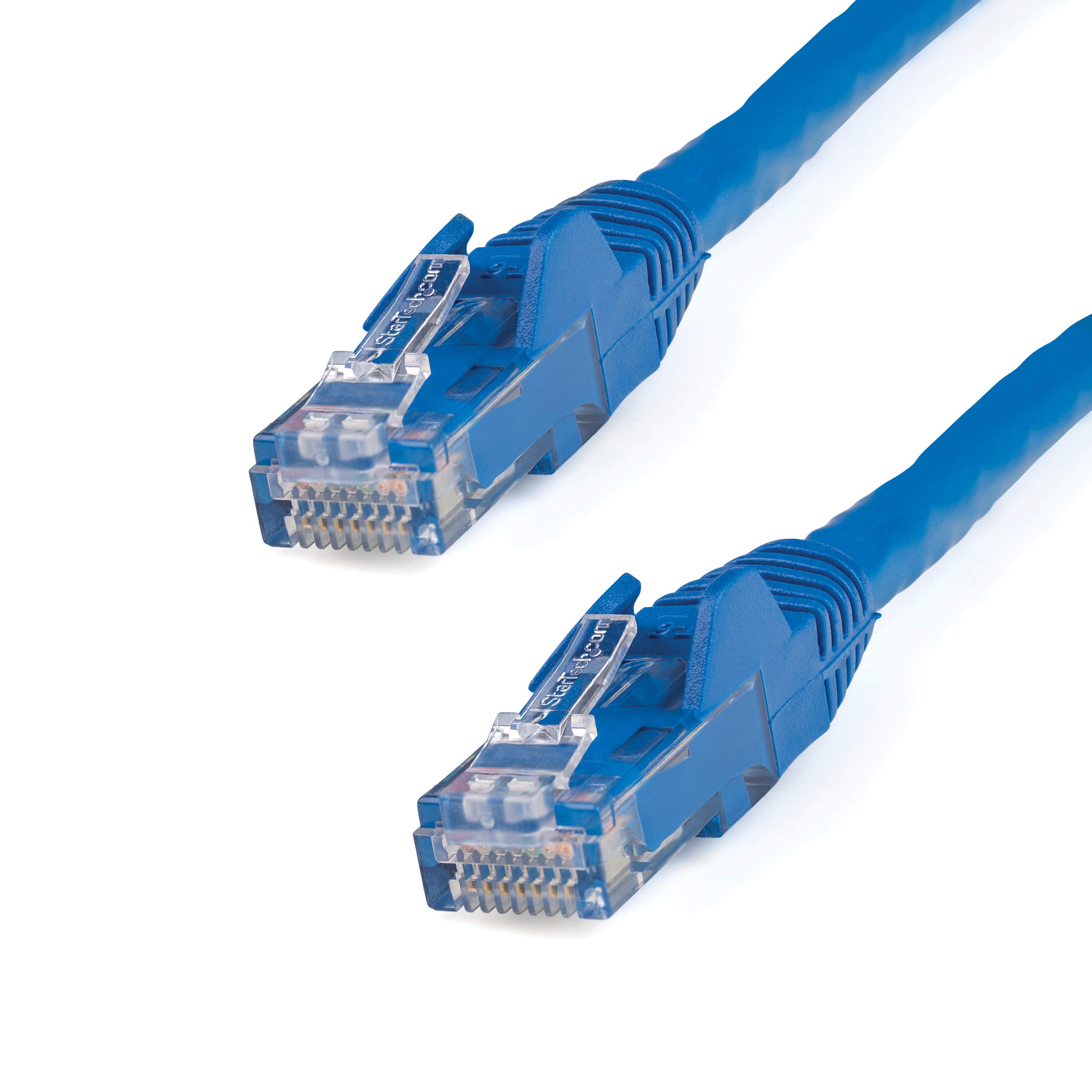 StarTech.com N6PATCH6BL Cat6 Cable, 6 ft Blue Ethernet Cable, Snagless RJ45 Connectors