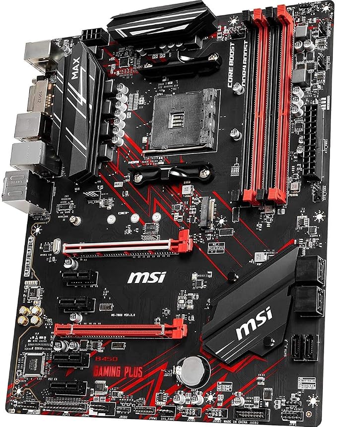 MSI B450 Gaming Plus Max AMD AM4 ATX Motherboard