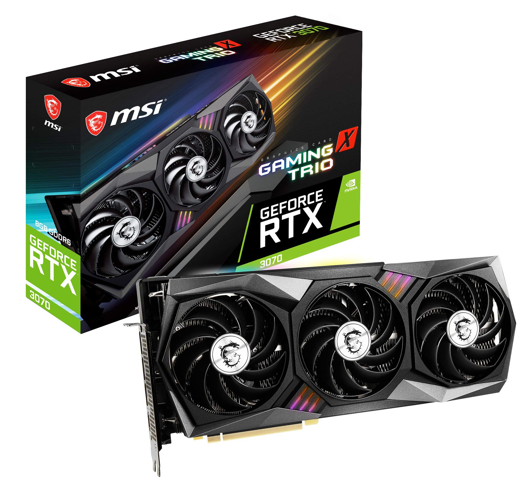 MSI GeForce RTX 3070 Gaming x Trio 8GB Video Card