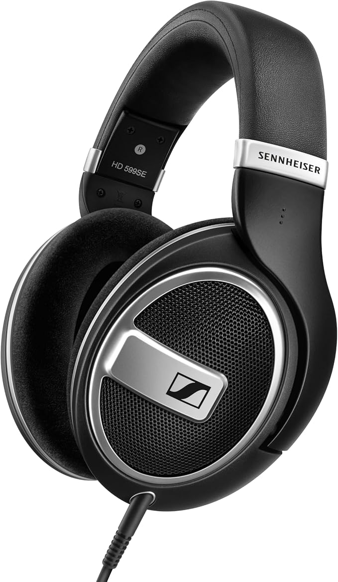 Sennheiser HD 599 Around-Ear Open Back Headphones - Ivory