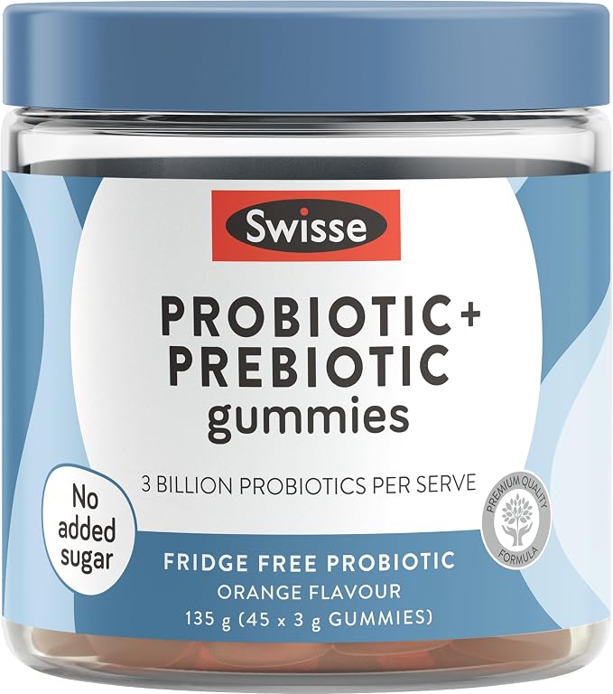 Swisse Probiotic & Prebiotic Gummies 45 Pack