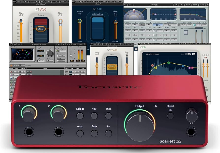 Focusrite Scarlett 2i2 2nd Gen USB Audio Interface