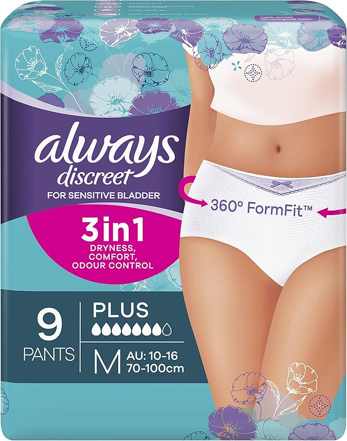 Always Discreet Underwear 9 Pants Medium