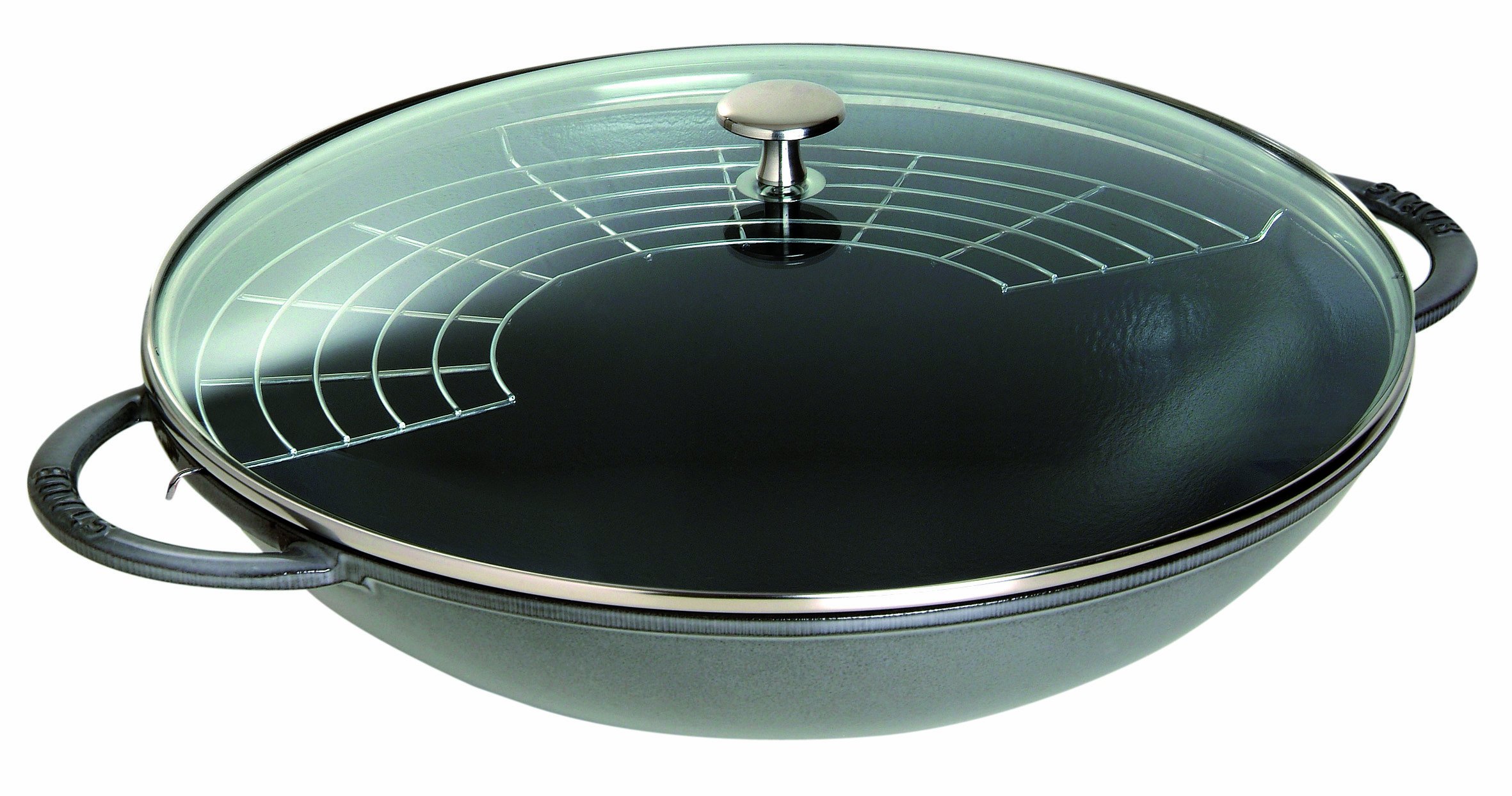 Staub Wok 37cm/5.7L - Graphite