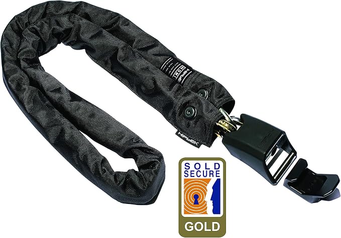 Hiplok Homie Chain Lock Black 150cm