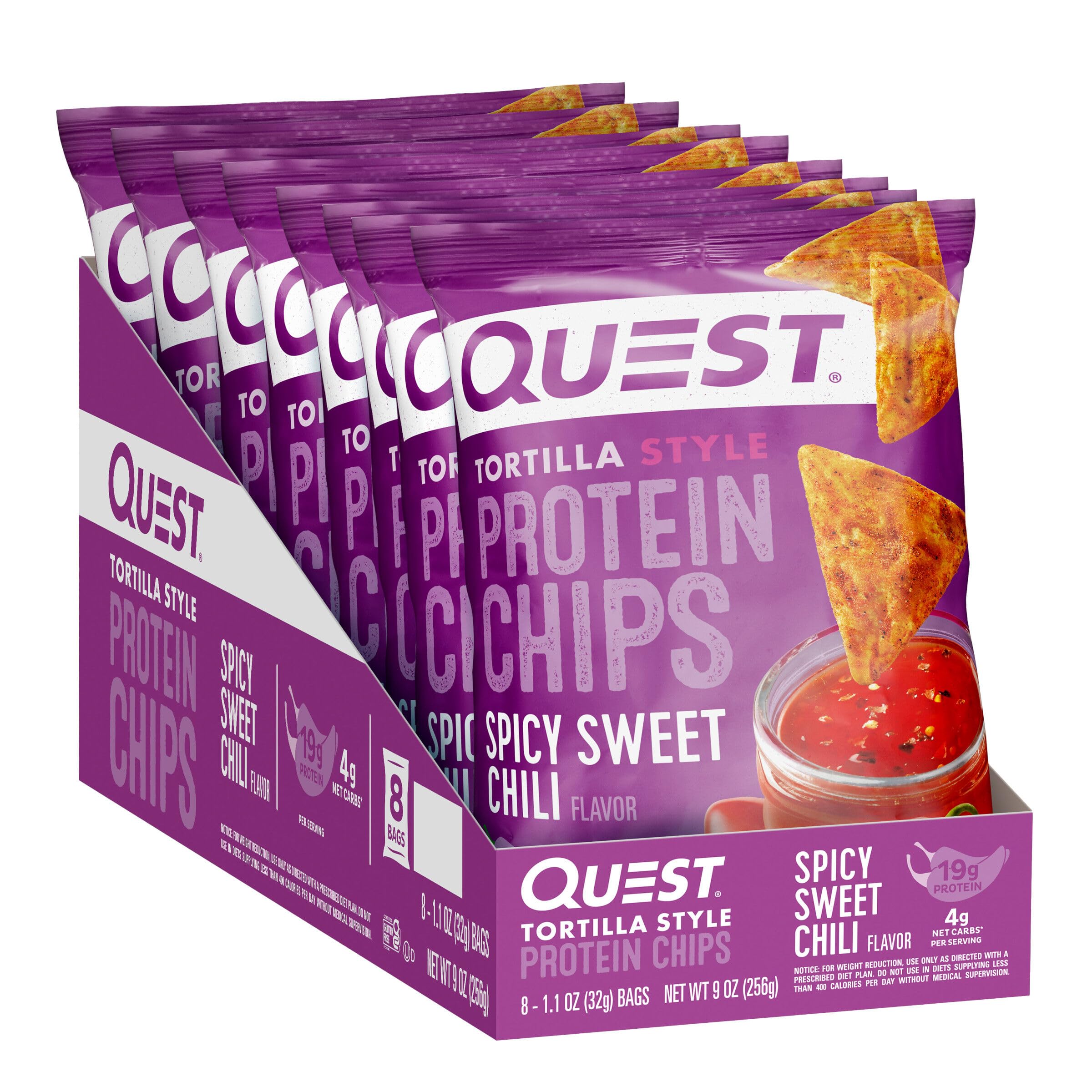Quest Protein Tortilla Chips Spicy Sweet Chilli - 32G