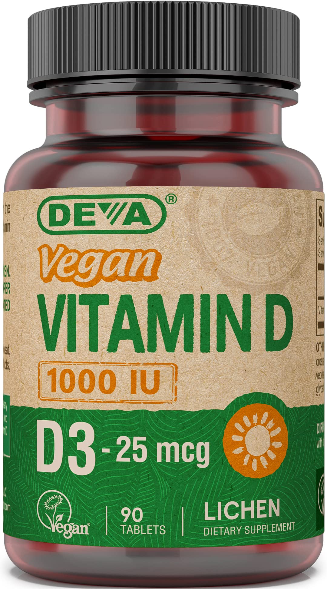 Deva Vegan Vitamin D3 - 1000 IU 90 Tabs