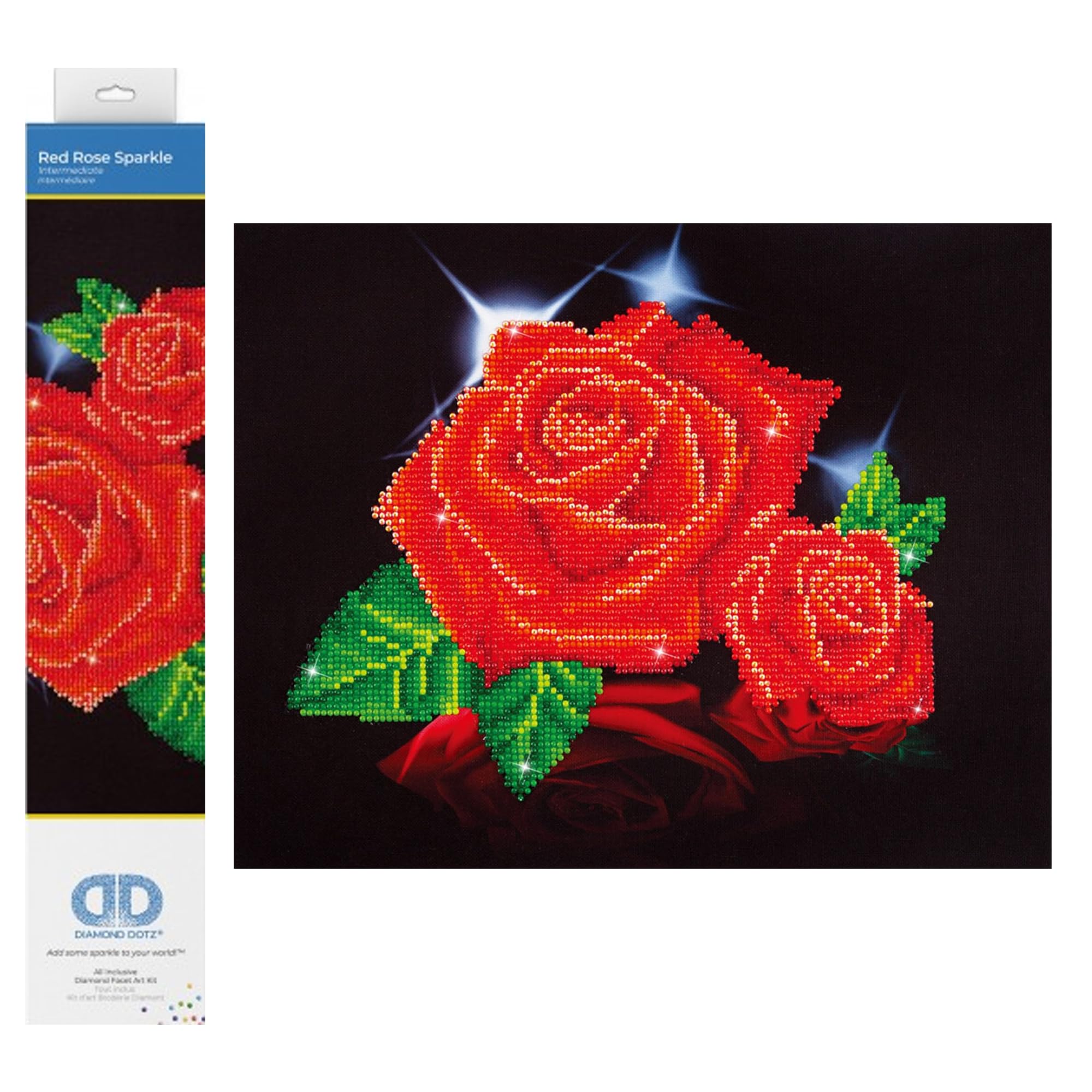 Diamond Dotz: Facet Art Kit - Red Rose Sparkle