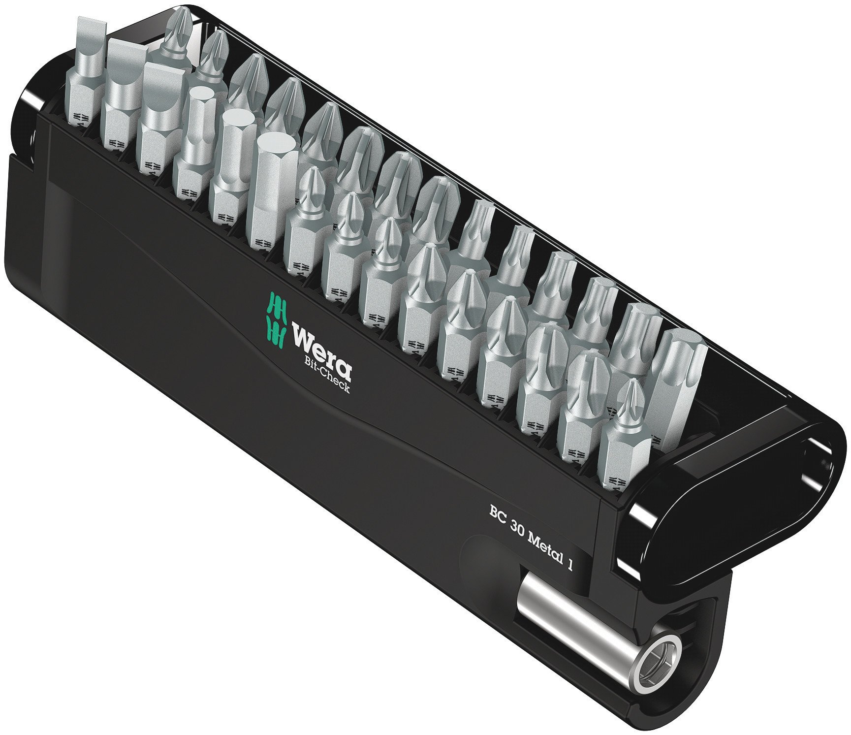 Wera 05057434001 Bit-Check 30 Metal 1 Bit Assortment