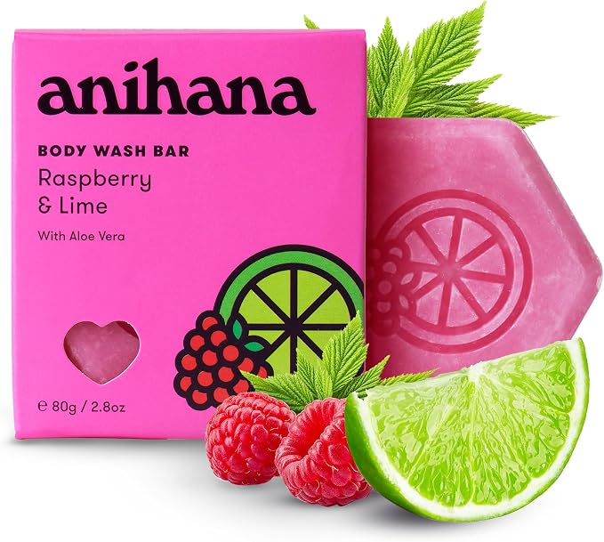 Anihana Raspberry & Lime Shower Bar 80 G