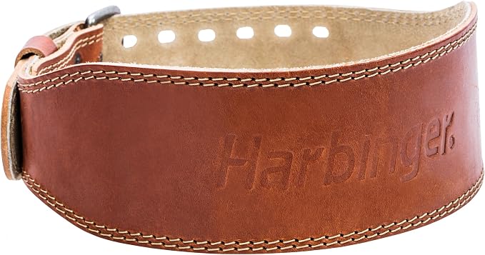 Harbinger 6" Oiled Leather Belt - X-Large